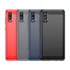 Funda para Teléfono Móvil Adecuada para Samsung Galaxy A02 Samsung A02 Fibra de Carbono Protección Anti-Caídas Cubierta Protectora Blanda para Teléfono Móvil