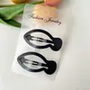 Novo processamento de tinta eletroforética grampo de cabelo preto BB grampo de cabelo grampo de franja atacado acessórios de cabelo de moda simples