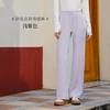 Pantalones de chándal para mujer Lanjing modal primavera y otoño estilo coreano pantalones adelgazantes sensación de piel huecos almacenamiento de calor cálido pantalones de pierna ancha