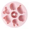 Molde de Silicone para Boneca de Gesso Empreendedorismo de Barraca de Rua Popular DIY Molde Quente Novo Desenho Animado Estéreo Molde para Bolo