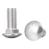Tornillo de carro de acero inoxidable 304, cabeza semicircular, perno de cuello cuadrado, estante de conexión de puente, tornillo de cuello corto m5m6m8m10