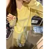 Pijama simples listrado para mulheres, novo modelo primavera e outono 2026, pulôver de manga longa e calça comprida, roupa de casa de alta qualidade, pode ser usado na rua