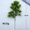 Novo Pinheiro Verde Beleza Planta Artificial Pinheiro de Boas-Vindas Galho de Agulhas de Pinheiro Artificial Flor de Engenharia de Paisagismo Planta Decorativa