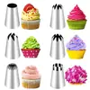 Conjunto de Bicos de Confeitar Grande 25 Peças Saco de Confeitar de Aço Inoxidável Decoração de Bolo com Creme Ferramentas de Confeitaria Atacado
