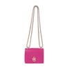 Bolso de cadena con textura estilo western 2024 principios de primavera simple nuevo estilo textura moda hebilla de giro cierre cuadrado bandolera hombro pequeño cuadrado para mujer