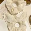 Ventas Directas de Fábrica Bufanda Cuadrada Estilo Coreano Anillo de Salchicha Anillo para el Cabello de Intestino Grande Anillo Cuadrado para el Cabello con Flor Anillo para el Cabello Cuerda para la Cabeza Anillo para el Cabello