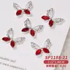 Novo Pacote de Acessórios para Nail Art Transfronteiriços Liga de Zinco Strass Borboleta Pingente para Nail Art Multicor Recortado DIY Usável Material para Unhas