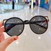 Óculos de sol infantis para meninas resistentes a UV fofos super fofos óculos de bebê para meninos com perna macia de silicone óculos de sol polarizados na moda
