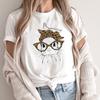 Camiseta Kawaii de Morango da Moda 2025 com Estampa de Desenho Animado Bonito para Mulheres Casual Harajuku com Gola Redonda