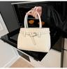 Bolsa de Mão Tote Fashion Retrô para Primavera e Inverno para Mulheres 2026 Nova Tendência Transfronteiriça Bolsa de Ombro para o Dia a Dia de Grande Capacidade