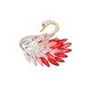 Nuevo Producto Transfronterizo, Lujo Accesible, Broche de Cisne con Degradado de Gama Alta, Corsage de Falda Elegante de Imitación de Industria Pesada, Pin Antiexposición