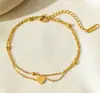 Conjunto de Joias Que Não Desbota, Nova Pulseira de Aço Titânio para Mulheres, Joia de Mão da Moda Versátil Estilo Ins, Joias Femininas, Sensação de Alto Padrão