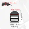 Suministro Directo de Fábrica Hebilla Curva de Ojo de Plástico Hebilla de Cuatro Vías para Bolsas, Equipaje, Bolsas Antideslizantes, Mochilas Escolares, Accesorios para Bolsas, Estable