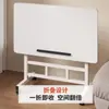 Mesa de Ordenador Móvil, Mesita de Noche para Dormitorio en Casa, Escritorio Perezoso, Mesa Pequeña, Mesa de Estudio Simple, Mesa Elevable Operada Manualmente