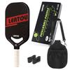 Raquete de Pickleball T700 com Quadro Prensado a Quente Sem Limites Fibra de Carbono Fosca Prensada a Quente Peça Única Raquete de Pickleball