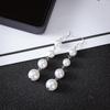Nuevos Pendientes de Perlas de Alto Brillo para Mujer, Pendientes Largos de Celebridad de Internet, Estilo Coreano, Versátiles, Simples y para Rostro Redondo