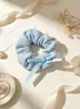 Goma para el pelo floral estilo óleo francés DIY fresca y dulce accesorio para el pelo estilo coreano. Fábrica proveedora para joyerías