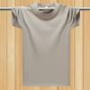 Camiseta de verano de media manga para hombre, de manga corta, para deportes al aire libre, de algodón puro, con logotipo imprimible.
