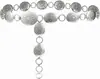 Cadena de Cintura para Mujer Combinada con un Vestido, Cadena Pequeña de Moda, Cinturón Cadena Personalizado Estilo Coreano, Cadena de Cintura Personalizada de Envío Directo