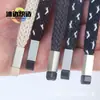 Correa Plana Gruesa de Moda de Gama Alta 1.0 cm Cabeza de Aleación Cordón para Pantalones, Chaquetas Deportivas, Ropa Infantil DIY, Cordón para Sudadera