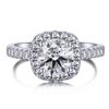 Anillo de plata esterlina s925 Lin Lang con incrustaciones de circonita rosa en forma de gota de agua, anillo de fila de diamantes, anillo de diamantes rosas al por mayor para mujeres