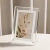 Marco de Fotos Acrílico Magnético Fuerte Personalizado, Pantalla Transparente DIY para Parasol de Coche, Adorno Magnético para Fotos de Refrigerador