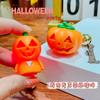 Llavero creativo de calabaza de Halloween con luces y sonido luminoso, bolso, colgante pequeño, regalo pequeño al por mayor