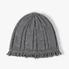 Suéter de Punto para Otoño e Invierno Cachemir Engrosado Cálido Protección para las Orejas Unisex Casual Versátil Gorro de Punto Gorro de Punto para Exteriores