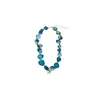 Pulsera de Concha de Estrella de Mar Azul para Mujer, Accesorios de Collar de Orilla del Mar, Estilo Vacaciones en la Isla, Accesorios de Moda Ligeros de Lujo y de Alta Gama