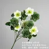 5 cabeças de rosas artificiais de seda, perfeitas para decorações de casamento e banquete, arranjos florais e decoração de casa/sala de estar