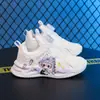 Zapatos para Niños Nezha Ao Bing Zapatillas para Correr 2025 Otoño Nuevo Modelo Superficie de Cuero Infantil Niños Grandes Estudiante Hebilla Giratoria Zapatillas Deportivas