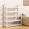 Zapatero zapatero simple dormitorio estante de almacenamiento de zapatos pequeño casa de alquiler entrada del hogar estante de almacenamiento multicapa móvil