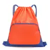Logo impreso, nuevo producto transfronterizo, mochila con cordón de tela Oxford, 600D impermeable, gran capacidad, mochila de viaje