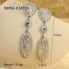 Pendientes Europeos y Americanos Transfronterizos de Acero Inoxidable con Diseño de Corazón y Borla Pendientes Ins Chapados en Oro de 18K Collar Joyería de Mano Venta al por Mayor