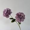 2 Flores de Peonía Artificiales para Decoración de Boda, Flores Falsas para Arreglo de Escena de Boda, Flores Artificiales para Exportación y Comercio Transfronterizo