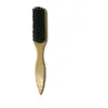 Escova de Barba Masculina Mais Vendida no Exterior Cabo de Faia Cerdas de Javali Pincel Retro para Styling de Cabeça Oleosa Pente Limpador para Cabelos Lisos e Quebrados