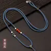 Nuevo Nudo Ruyi Rojo del Sur Joyería Hecha a Mano Cordón Jade Oro Cadena para Clavícula Cuerda para el Cuello Cadena para Suéter Cuerda para el Cuello Al por Mayor