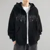 Sudadera con capucha para hombre, nueva sudadera de moda estilo americano para primavera y otoño 2023, chaqueta con cremallera para adolescentes