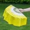 Abanico Danza del Abanico Accesorios de Performance para Danza del Abanico Niños Yangko Baile Cuadrado Doble Cara Un Par de Manos Izquierda y Derecha Leften