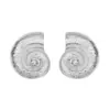 Pendientes ear studs aretes de concha retro de alta gama a la moda con temperamento francés de lujo ligero de nicho personalizados europeos y americanos versátiles