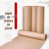 100 m Papel Xuan Grade de caracteres de arroz Rolo longo Sete papéis crus especiais para caligrafia Papel de polpa original para criação de rolo longo