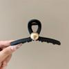 Pinza para el Cabello Grande de Peluche para Mujer 2025 Modelo Nuevo Pinza Tiburón de Gama Alta Estilo Coreano Sensación de Alto IQ Pinza Melard