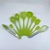 Conjunto de 10 peças de utensílios de cozinha em silicone, ferramentas para panelas antiaderentes, utensílios domésticos de cozinha para assar