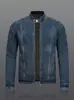 Chaqueta de Mezclilla para Hombre Transfronteriza Europea y Americana 2026 Moda Biker Fresca de Gama Alta Tendencia Ropa para Hombre Temu