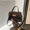 Bolso Kelly Corduroy Fresco Versátil Nuevo Verano 2024 para Mujer Bolso de Hombro de Fresa Lindo Moda Coreana Bolso Cruzado