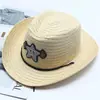 Sombreros de Sol para Niños, Sombreros de Paja Estilo Coreano para Niños y Niñas, Sombreros de Playa para Viajes de Primavera y Verano, Sombreros de Pescador Modernos y Versátiles para Protección Solar
