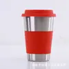 Taza de Agua de Acero Inoxidable de una Sola Capa de 16 oz Productos para el Hogar Taza Casual Aislada de Silicona Jarra de Cerveza para Exteriores Taza de Pinta