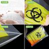 Bolsas de Plástico para Quimioterapia, Pruebas Médicas de Biopatología, Pruebas de Ácido Nucleico, Bolsas Autocierre, Sellado de Doble Capa para Muestras, Autocierre