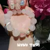 Pulsera Fulu de Calabaza de Cristal Rosa de Madagascar y Uva de Jade Morado, Nuevo Estilo Chino, Pulsera de Flor del Dios Amatista