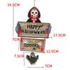 Novo pingente de Halloween Bruxa Abóbora Fantasma Pendurado Ornamentos Fantasma Festival Cena Layout Decoração transfronteiriça Fantasma Adereços Pendurados Enfeites